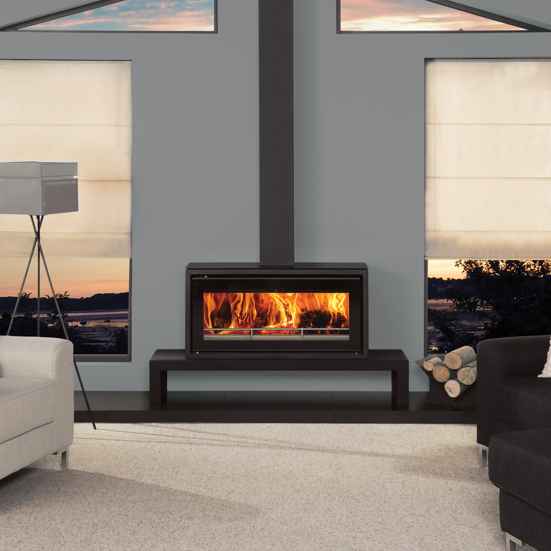 Stovax Riva Studio 2 Freestanding Wood Heater | Country Wide Heaters